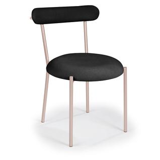 Cadeira Violeta em Aço Carbono Dourado