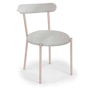 Cadeira Violeta em Aço Carbono Dourado