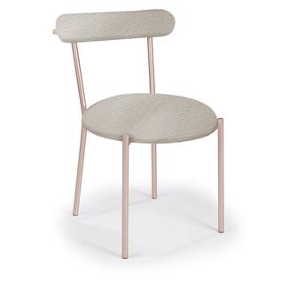 Cadeira Violeta em Aço Carbono Dourado