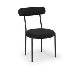 Cadeira Violeta em Aço Carbono Preto