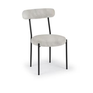 Cadeira Violeta em Aço Carbono Preto