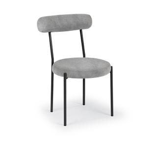 Cadeira Violeta em Aço Carbono Preto