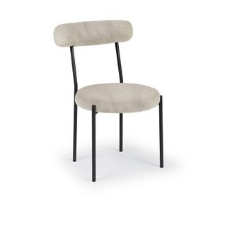 Cadeira Violeta em Aço Carbono Preto