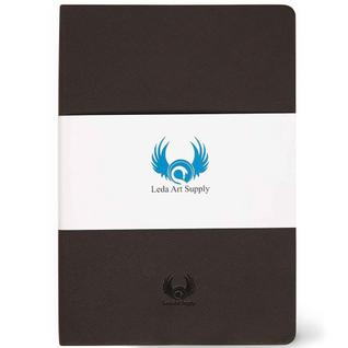 Caderno de Esboços Leda Art Supply A5 - Capa Mole, 160 Páginas, Lay Flat