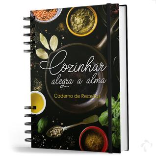 Caderno de Receitas - Black Elegance
