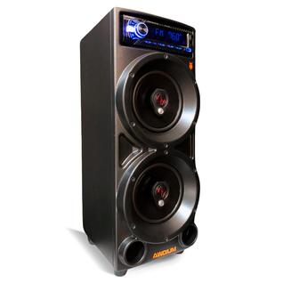 caixa de som residencial 110/220V com bluetooth integrado pronta para usar