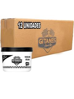 Caixa Fechada de Vaselina Sólida Industrial 480g - 12 Unidades