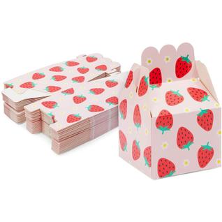 Caixas de guloseimas Party Favor Sparkle and Bash Strawberry, pacote com 36