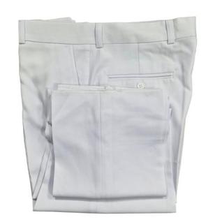 Calça Branca de Gabardine Masculina Social Tradicional Ref: 24e
