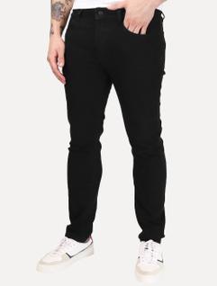 Calça Calvin Klein Jeans Masculina Slim 5 Pockets Preta Tamanho Calças:46