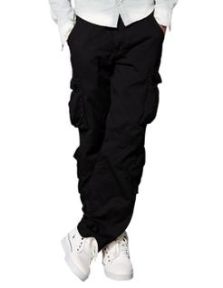 Calça Cargo Masculina Match Preta Tamanho 36 Corte Regular