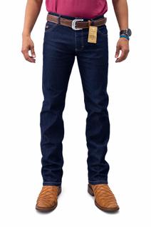 Calça Country Rodeio Jeans Masculina Reforçada Algodão com Elastano Western