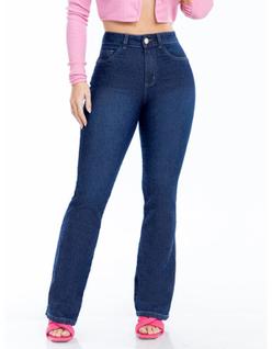 Calça Flare Jeans Biotipo Feminina Petit Para Baixinhas Moderna Premium