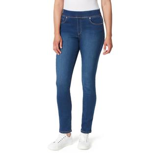 Calça Gloria Vanderbilt Amanda Jeans de Cintura Alta com Cós Elástico 31"