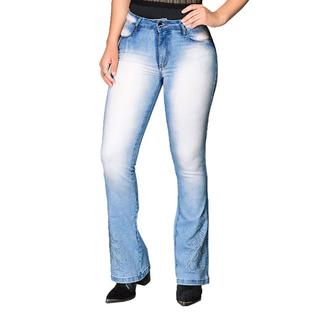 Calça Jeans Country Feminina Flare Delavê Bill Way 951