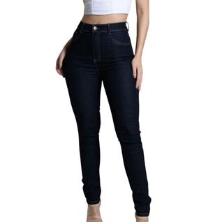 Calça Jeans Feminina Hot Pants Skinny Sawary Cintura Alta Premium