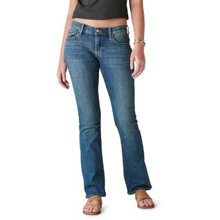 Calça Jeans Feminina Lucky Brand Ocean Road Cintura Média Bootcut 2/26 EUA