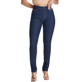 Calça Jeans Feminina Skinny HNO Classic com Elastano Azul Escuro
