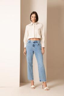 Calça Jeans Girlfriend Denim