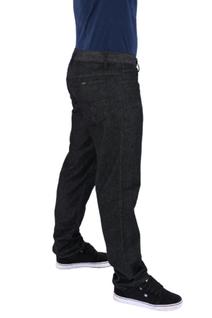 Calça Jeans Masculina Tradicional Plus Size Preto