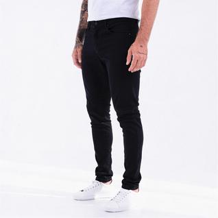 Calça Jeans Skinny Masculina Preta Com Elastano Premium Slim