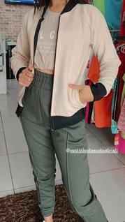 calça jogger verde
