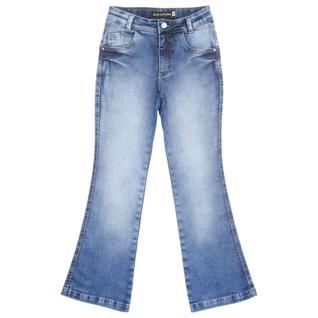 Calça Juvenil Look Jeans Flare Jeans