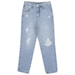 Calça Juvenil Look Jeans Reta Jeans