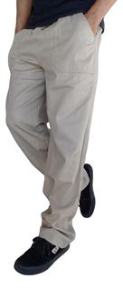 Calça Masculina Brim Reta Skate Bomber Via lance