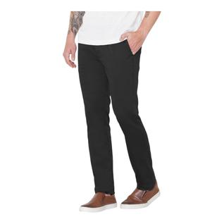 Calça Masculina Pitt Jeans Em Sarja Corte Reta - Alfaiataria