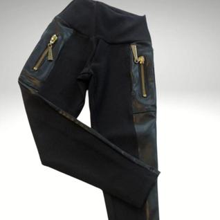 Calça Montaria Infantil com Detalhes em Cirrê e Zíperes Personalizados (Ref. 3042)
