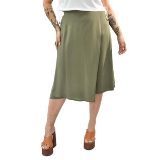 Calça Pantacourt c/ Elástico Viscose Plus Size 42 Ao 52