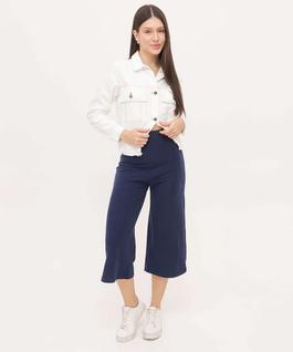 Calça Pantacourt Feminina Canelada Marisa-00016