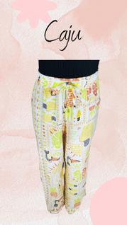 Calça Pantalona Mary Caju