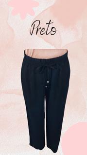 Calça Pantalona Mary Preta