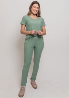 Calça Pau a Pique Básica Verde