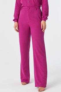 Calça PKS Alfaiataria Reta Rosa