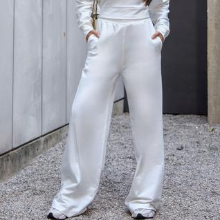 Calça Wide Leg Recorte Lateral Feminino Revanche Colossas
