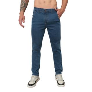 Calças Jeans Esporte Fino Social Slim Masculina Com Elastano Bolso Faca Embutido