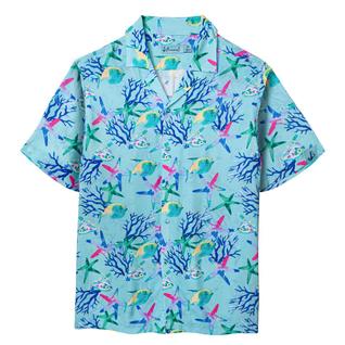Camisa Boho Aquarium Masculino 100% Viscose Anemoss