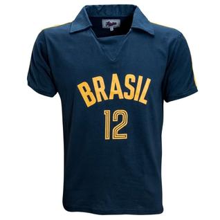 CAMISA HISTÓRICA RETRÔ BRASIL VOLEI 1984 Nº12 BERNAR ALGODÃO
