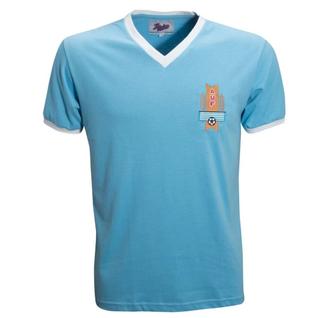 Camisa histórica retrô seleção uruguai copa 50 algodão