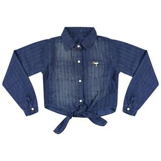 Camisa Look Jeans Amarração Jeans - UNICA - 16