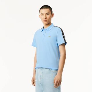 Camisa polo Lacoste piqué listrada contrastante