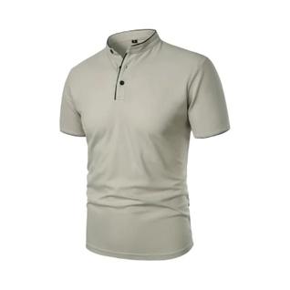 Camisa Polo Masculina de Verão - Manga Curta, Respirável e Leve