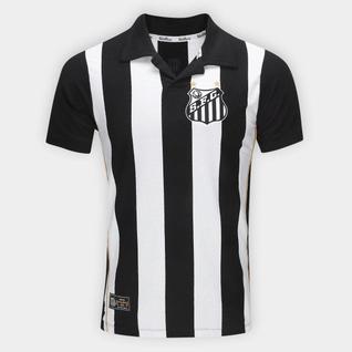 Camisa Polo Santos 2010 Listrada Retrômania Masculina