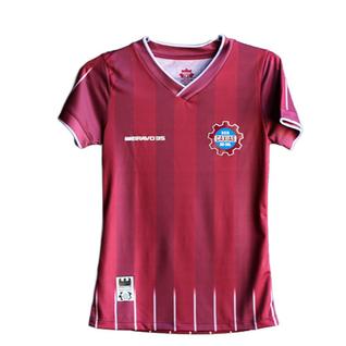 Camisa SER Caxias 1 Feminina Bravo35 Grená Baby Look