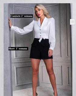 Camisa Tricoline , camisa de amarração Karina Rabello tamanho 40 cor branca