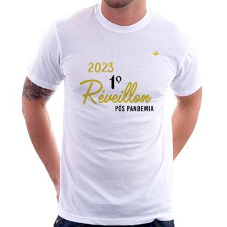Camiseta 2023 1º Réveillon Pós Pandemia - Foca na Moda