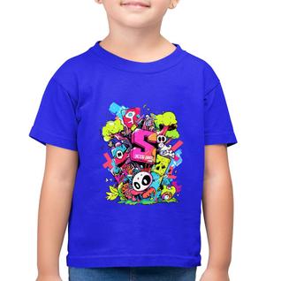 Camiseta Algodão Infantil Street Style - Foca na Moda